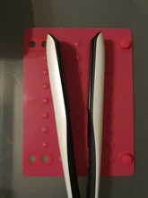 Estera resistente al calor de silicona para alisar el cabello, almohadilla para planchar, adaptador de estilismo para el cabello, herramienta de estilismo de salón