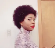 Corte Pixie-Peluca de cabello humano Afro rizado, hecha a máquina, corta, brasileña, Remy