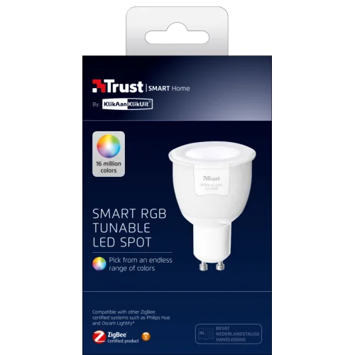 Интеллектуальная LED лампа Trust 71157 ZIGBEE RGB ZLED-RGBG6 GU10
