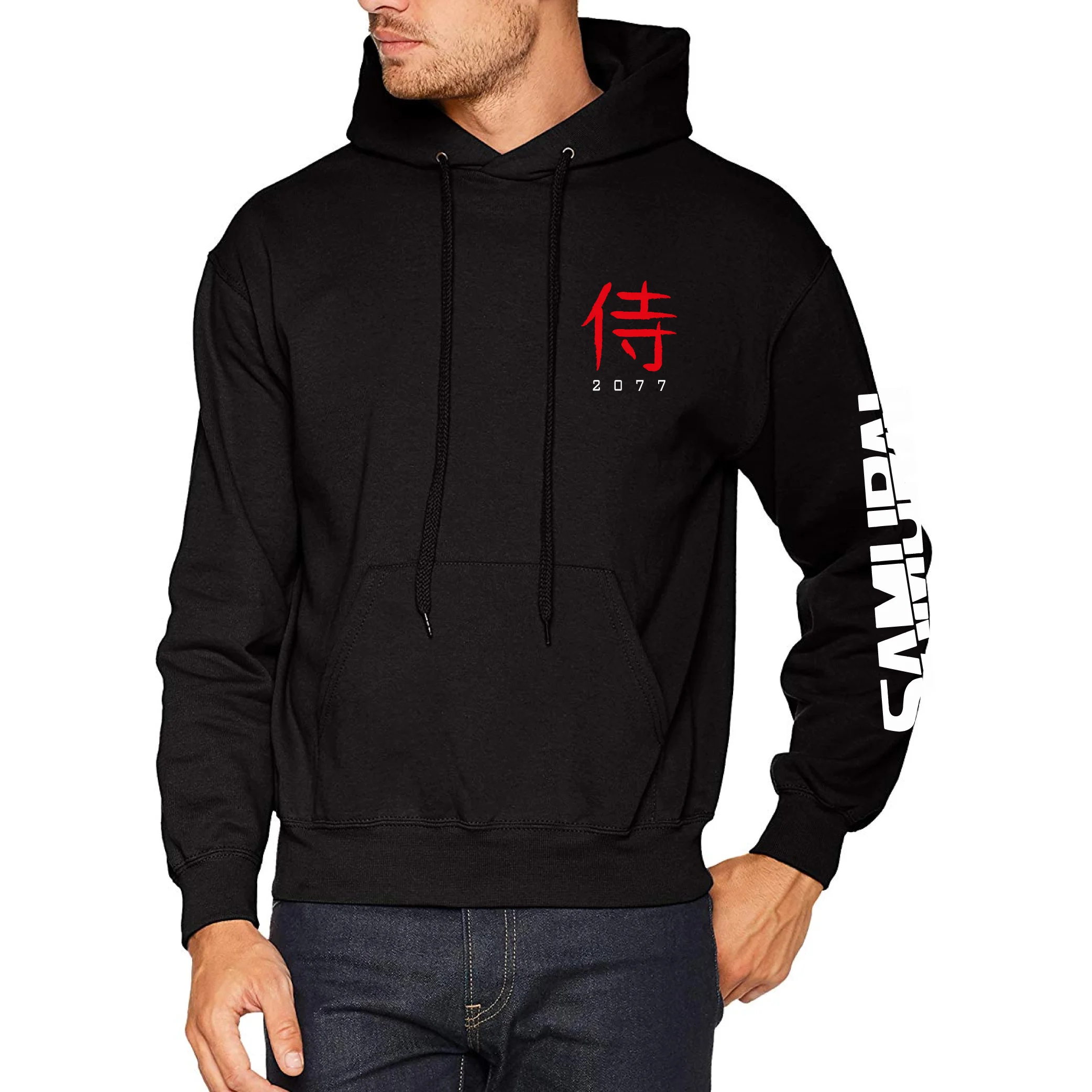 サムライ77サイバーパンク都市アパレルsudaderaビデオゲーム Hoodies Sweatshirts Aliexpress