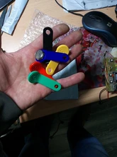 5 unids/lote regrabable RFID memoria táctil clave RW1990 iButton copia tarjeta Sauna clave