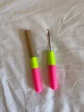 Alileader Crochet aguja de gancho de pelo aguja de tejer para trenzas de punto y ganchillo agujas para Jumbo trenzado giro 1 unids/lote