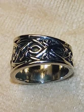 Anillo Vintage de plata fina con cola de zorro para hombre y mujer, Joyería de Halloween de fiesta Steampunk, regalos