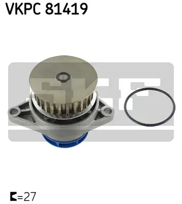 Помпа VW Bora/Golf/Lupo/Polo 1.6 16V 00 SKF VKPC81419