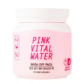 

Night mask Etude House pink vital water wash off pack