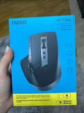 Wireless-Mouse Phone-Switch Rechargeable Rapoo 2 Ce for Win Pc/android Between Connects