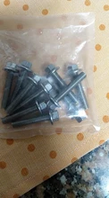 Washer Head-Bolt Flange-Cap Hexagon-Head Screw Hex Serrated 304-Stainless-Steel M8 M10