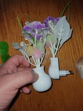 Lamp Mushroom Night-Lighting LED Romantic Lilac Home-Art-Decor Colorful Us/eu-Plug Lovely
