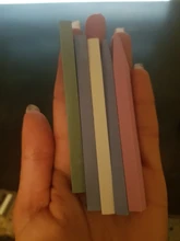 5 uds. De limas de cuarzo para uñas, bloque de tope de lijado profesional en forma de V, removedor de cutículas, herramientas de manicura CH1000