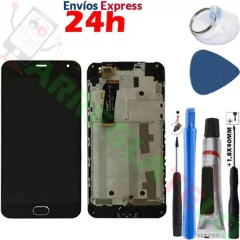 

Display For Meizu M2 Mini | Color Black | With Frame |