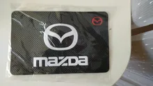 Alfombrilla antideslizante con logotipo de coche, soporte de teléfono antideslizante para Mazda 2, Mazda 3, MS, Mazda 6, CX-5, CX3, CX5, Artzma 6, estilismo de coche