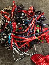 25 50 100 pcs/lot Mix Colors Wholesale Dog Bows Pet Grooming Supplies Adjustable Puppy
