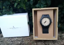 BOBO BIRD-Reloj de madera para hombre y mujer, venta de liquidación, promoción de precio, relojes de pulsera de cuarzo, correa de cuero, masculino