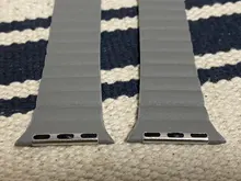 Correa de cuero para Apple Watch, banda magnética de 44mm, 40mm, 38mm y 42mm para reloj inteligente iWatch series 3, 4, 5, se, 6