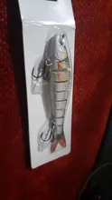 Wobblers Fishing-Tackle Hard-Bait Swimbait Sinking Bass Multi-Jointed Segments 8 Lure