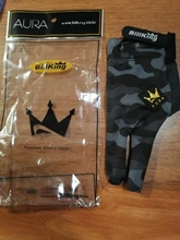 Guante de billar de camuflaje, accesorio profesional de 3 dedos para la mano derecha e izquierda, para billar