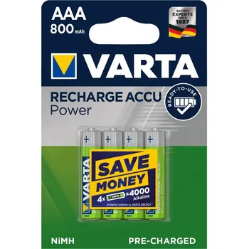 

Varta Power Rechargeable battery Ready2Use TOYS HR03 Blister 4 PCs.