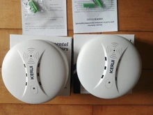 KERUI inalámbrico Tuya inteligente WIFI en casa Detector de humo 80db protección bombero sensores tienda de seguridad de la casa sistema de alarma