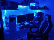 Tira de luces LED inteligente Tuya, con WiFi, RGB, 12V, 5050, funciona con Alexa, Google, Control remoto por voz, 30LED/m, cambio de Color