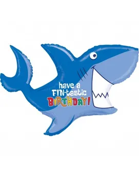 

Balloon Birthday Shark Shape 99cm