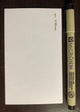 Pigmento delineador Pigma Pen, 1 unidad, Micron, marcador, 0,05, 0,1, 0,2, 0,3, 0,4, 0,5, pincel, Punta diferente, negro, Fineliner, bolígrafo para dibujo