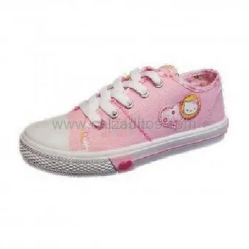 

Canvas sneakers pink up Hello Kitty