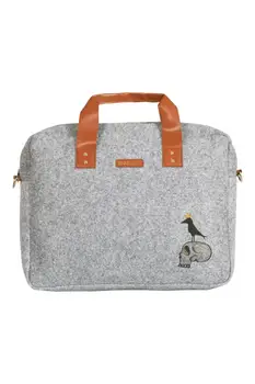

Biggdesign King Raven Felt Notebook Bag