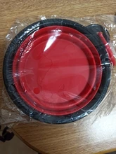 Cuenco de viaje portátil para perro, recipiente de agua para comida, recipiente plegable de silicona multifunción para mascotas, bebedero para perro