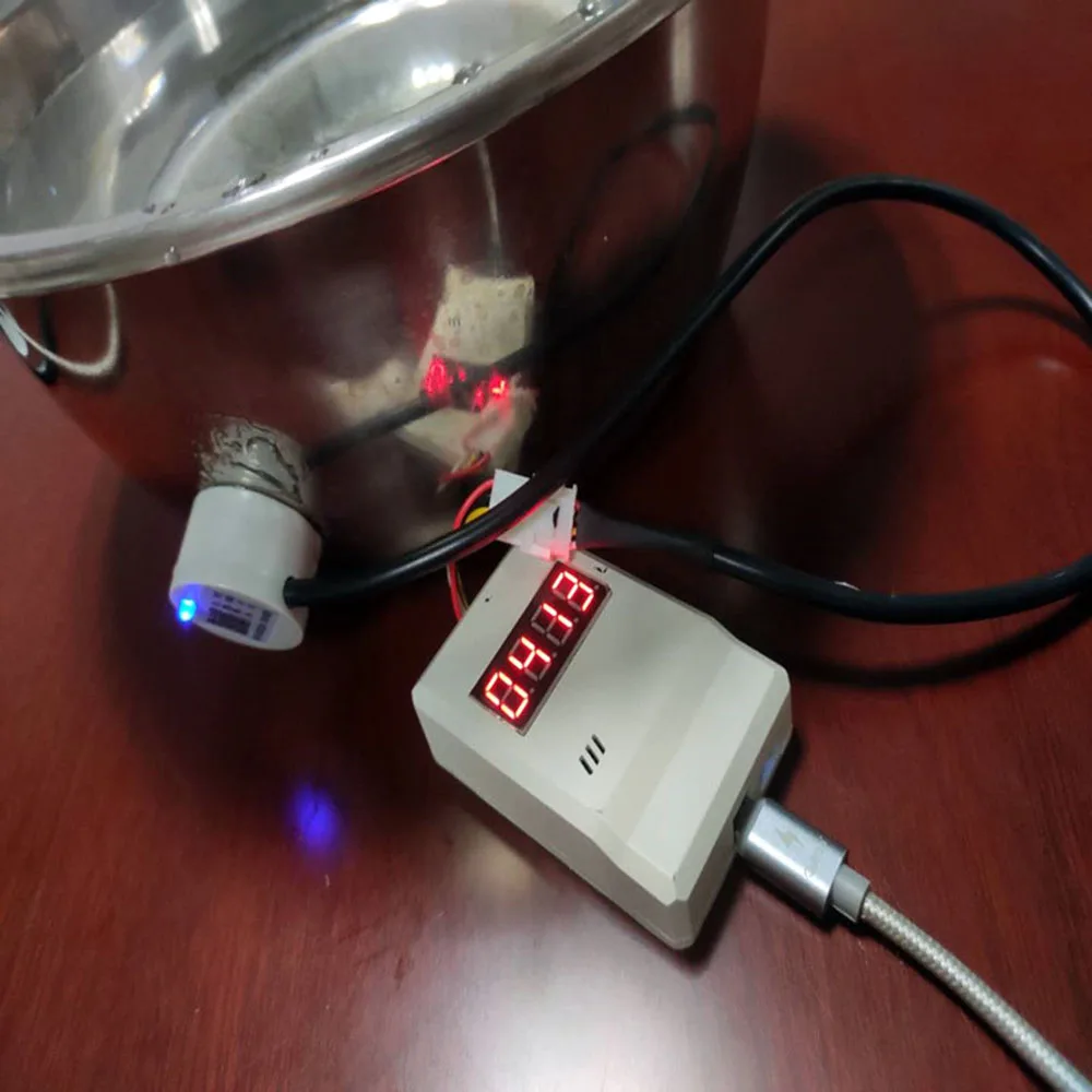 Taidacent Ultrasonic Fuel Level Sensor Water Level Detection Display Ultrasonic Fuel Level Detector Oil Tank Level Sensor