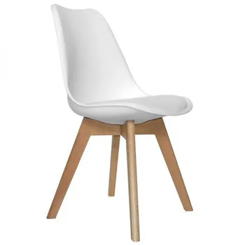 

Chair NORDICA white resin legs Wood 49X54X83