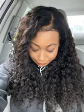 Enlaces de onda profunda pelucas de cabello humano 28 30 pulgadas peluca Frontal de encaje para las mujeres negras agua rizado peluca brasileña cabello humano Pre arrancado