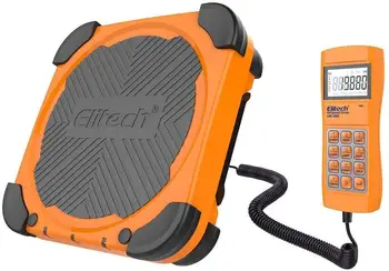 

Elitech LMC-300 Electronic Refrigerant Charging/Recovery Scale HVAC A/C Wired Remote,Weight Scale 220lbs/100kgs
