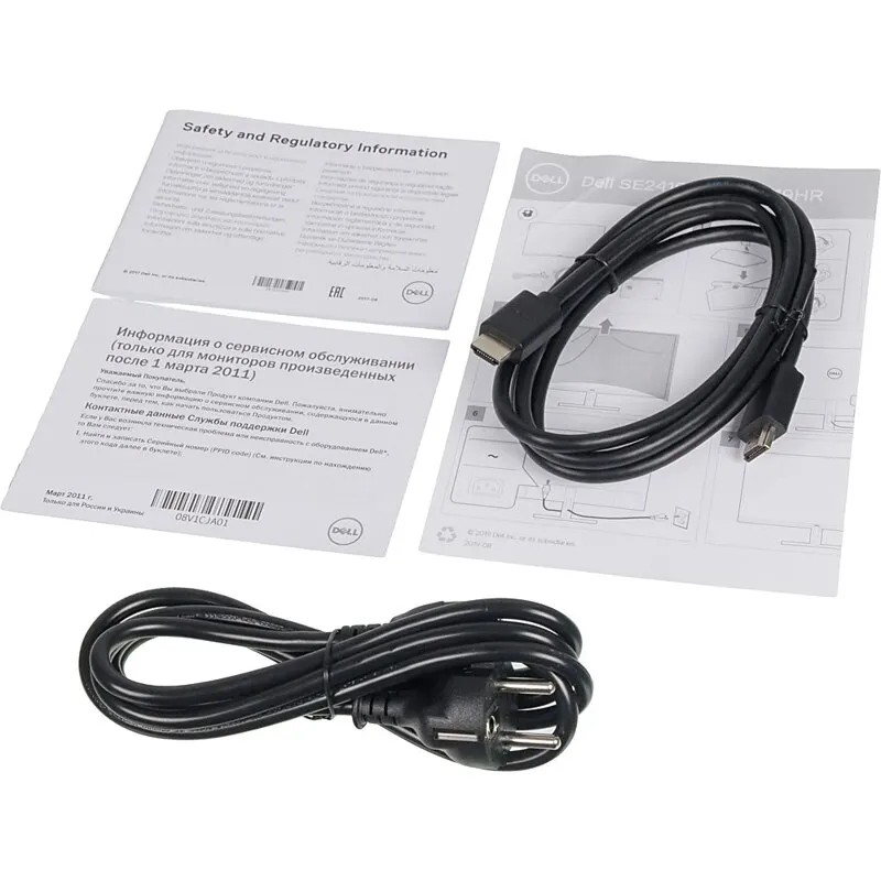 Монитор Dell 23.8" SE2419HR черный IPS LED 16:9 HDMI Mat 1000:1 250cd