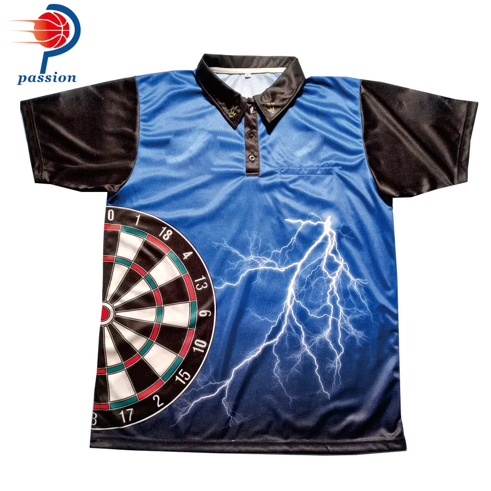 MOQ 5pcs 25 Each Custom Teamwear New Arrival Printing Dart Shirt