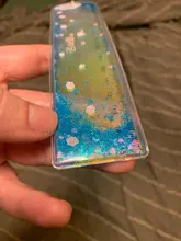 Marcador de flujo de arena de aceite para chica, reglas Kawaii, plantilla de dibujo láser, regla de costura de encaje, papelería, oficina y escuela, 1 unids/lote