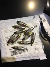 RCA Male Connector Audio-Cable-Plug Cctv-Camera Video Non-Solder-Plug-Adapter Solder-Free