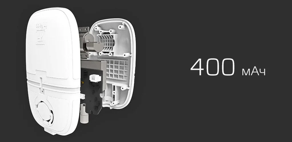 Xiaomi inFace Electronic Sonic Beauty Facial Green - Емкий аккумулятор