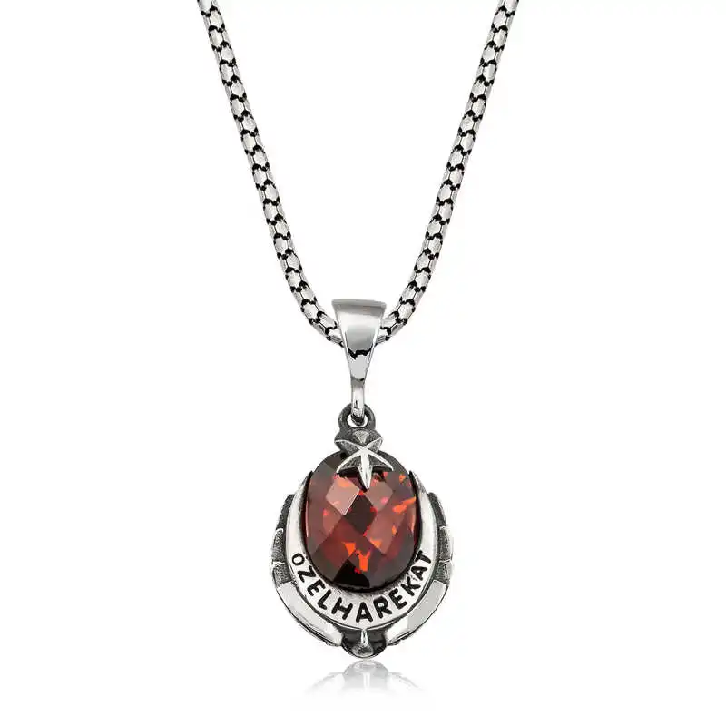 

Armagano 100% 925 Sterling Silver Special Harekat Necklace Quality and Original Male Amulets