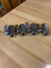 304 Mini bola de acero inoxidable 1/8, 1/4, 3/8, 1/2/3/4/1 NPT hembra BSP rosca macho para agua, aceite ácido válvula de bola doble sentido