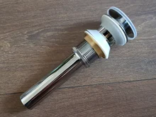 Drain Brass Basin Sink Overflow Gold with And