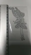 Troqueles de elfo Hada de las flores para niña, plantilla para álbum de recortes, tarjeta de grabado artesanal