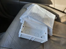 Switch-Box Wall-Light-Switch Internal-Mount Cassette-146mm Delviz for EU Standard Plastic-Materials