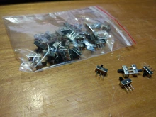 Slide-Switch Third-Gear Micro-Power 10PCS Double-Row Single Horizontal Direct-Inserted