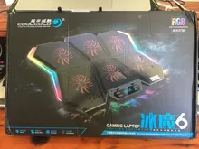 Coolcold gaming RGB laptop cooler 12-17 inch Led Screen Laptop cooling pad Notebook cooler