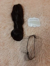 Extensiones de Cabello para mujer, coletas con ondas, 14 pulgadas, pelo sintético Rubio, extensión Natural