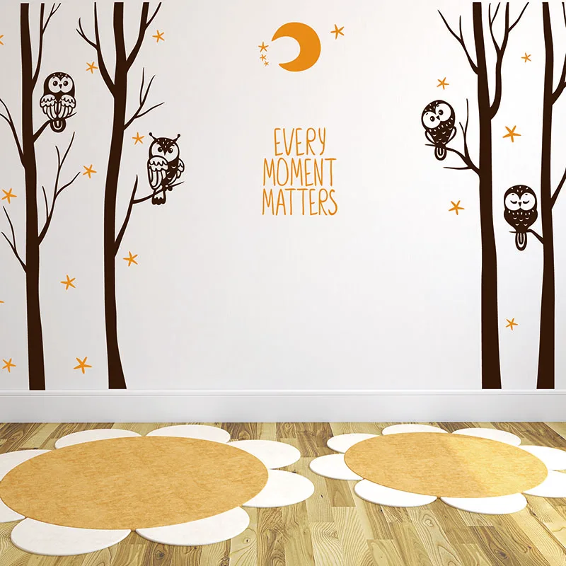 

Good Night Tree Owl Quotes Wall Decal Trees Owls Wall Quote Sticker Moon Owl Wall Art Decals Tree Stickers