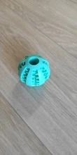 Juguetes para perros elástico de goma goteando bola Gato perro interactivo juguetes Gato mordedores de juguete para perros bolas de Limpieza de dientes cachorro Juguetes