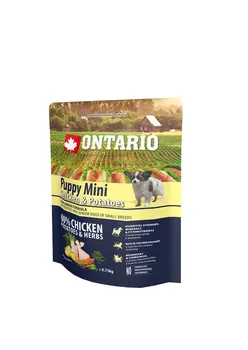 

Ontario for puppies small breeds with chicken and potatoes 0,75 kg x 4 PCs