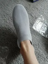 Casual Shoes Light-Sneakers Tennis Outdoor Slip-On Breathable Summer Women Plus-Size