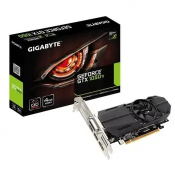 

GIGABYTE GRAPHICS CARD GEFORCE GTX 1050TI OC LOW PROFILE-1303/1417 MHZ - 4GB GDDR5 - 128 BIT - PCIEX 3.0 - DVI-D/DISPLAYPOR